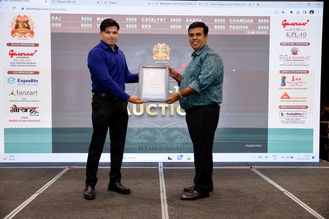 KPL auction moment 4